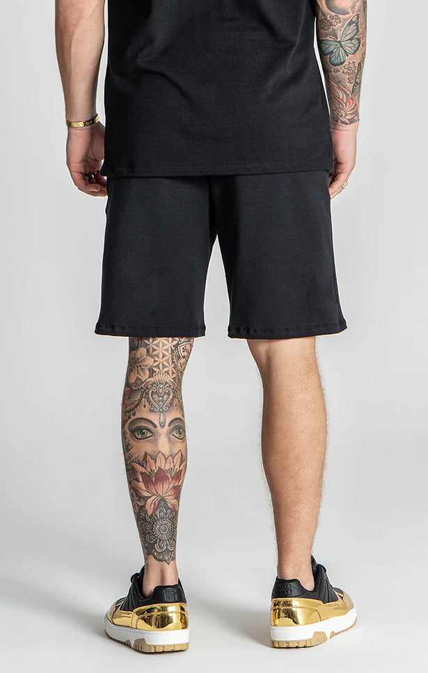 Black Glimpse Up Shorts-Short-Gianni Kavanagh-Urbanheer