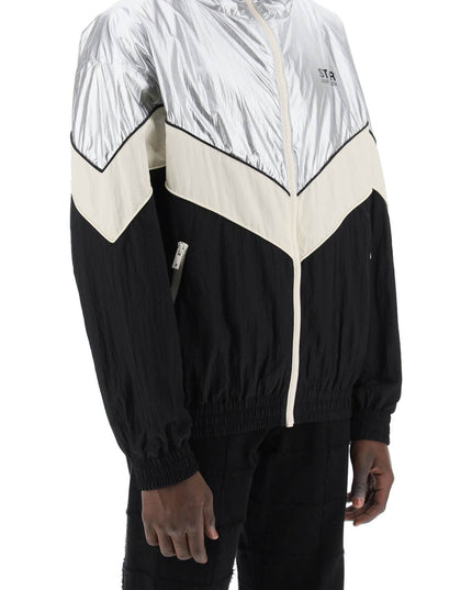 Golden Goose lens patchwork jacket