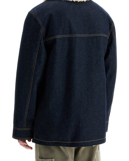 Golden Goose denim caban coat