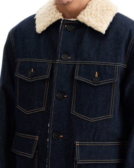 Golden Goose denim caban coat