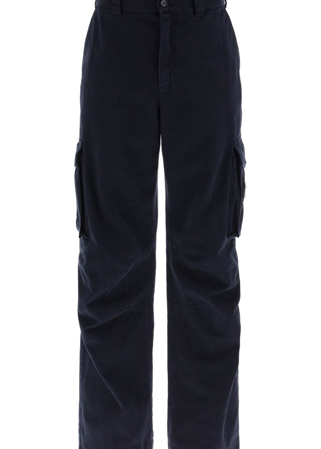 Dolce & Gabbana cargo pants with logo plaque