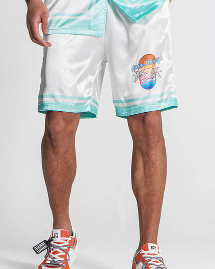 GREEN TROPICANA SHORTS-Shorts-Gianni Kavanagh-Urbanheer