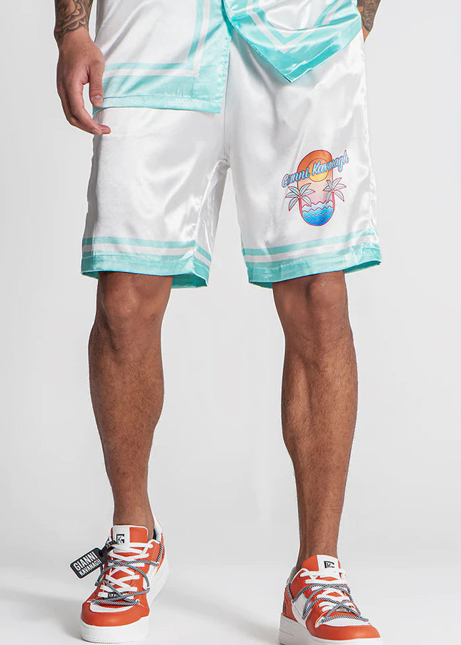 GREEN TROPICANA SHORTS-Shorts-Gianni Kavanagh-Urbanheer