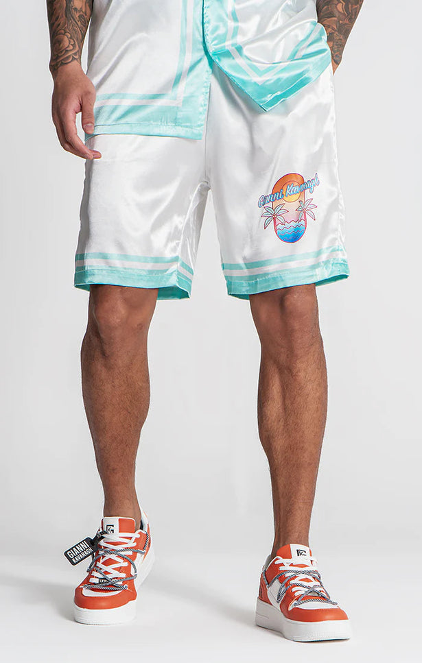 GREEN TROPICANA SHORTS-Shorts-Gianni Kavanagh-Urbanheer