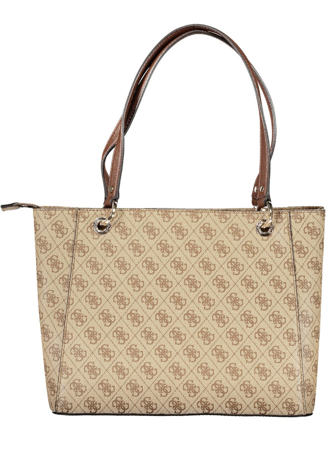 GUESS JEANS BEIGE WOMEN'S BAG-1