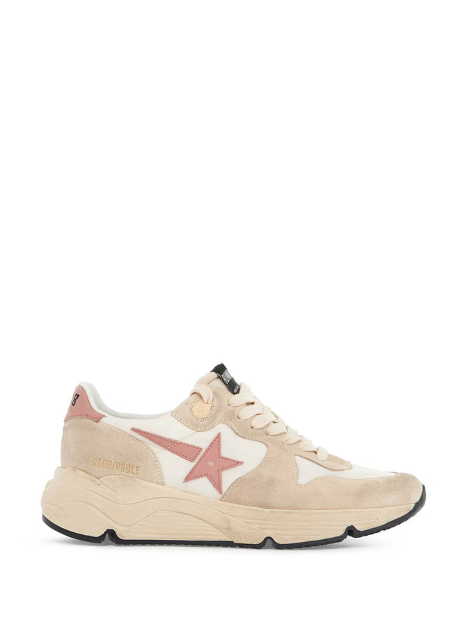 Golden Goose nylon and suede running sneakers with durable sole