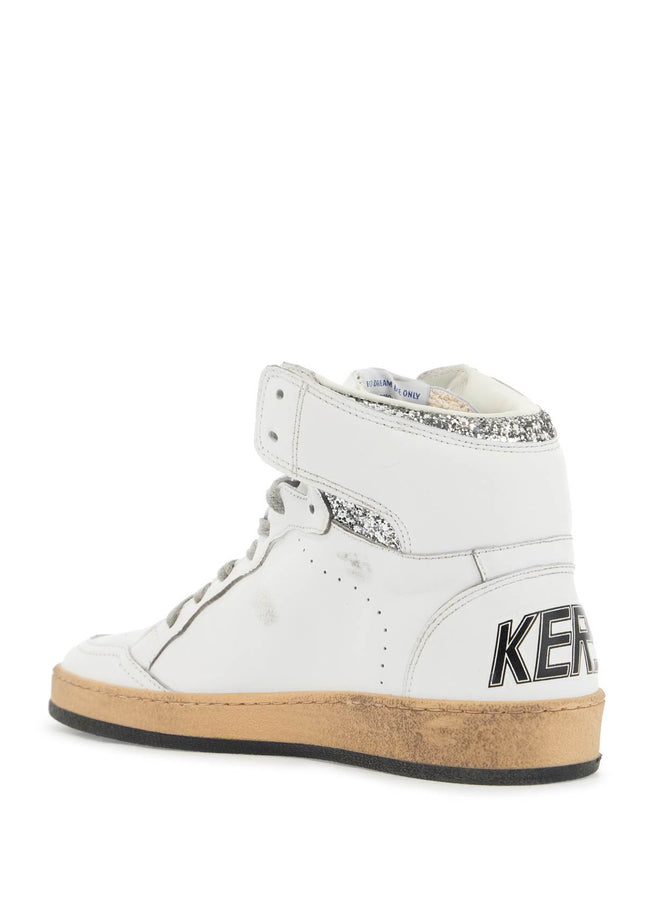 Golden Goose super-star glitter sneakers with spark