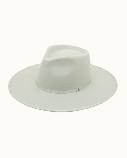 Gabriel - 100% Wool Felt Structed Rancher, Satin Lined, Sage