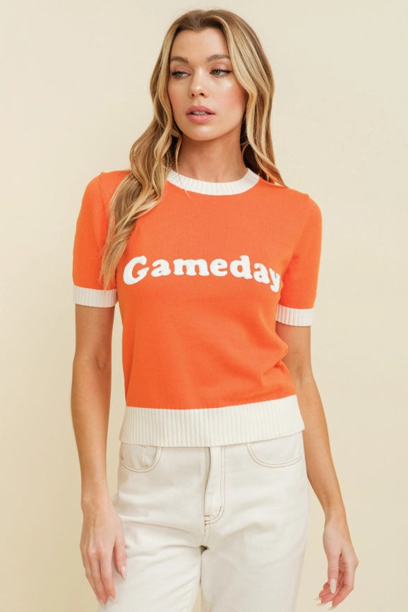 "Gameday" Sweater Top Great For Game Day