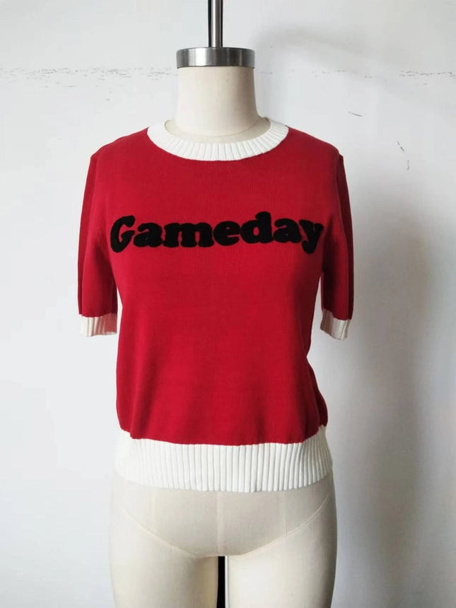 "Gameday" Sweater Top Great For Game Day