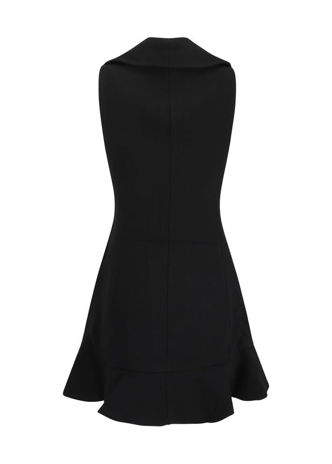 Ganni Bonded Crepe Mini Dress