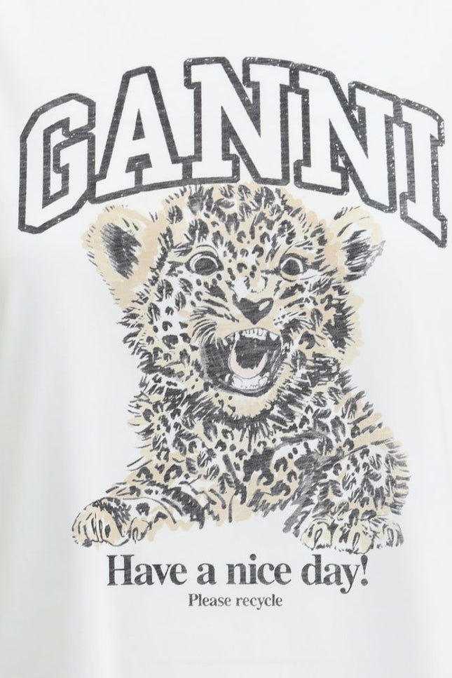 Ganni Leopard T-Shirt