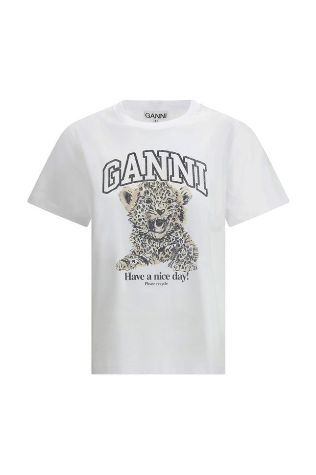 Ganni Leopard T-Shirt