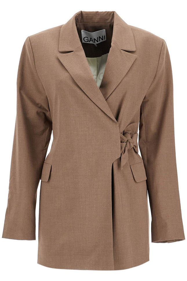 Ganni double-breasted blazer with