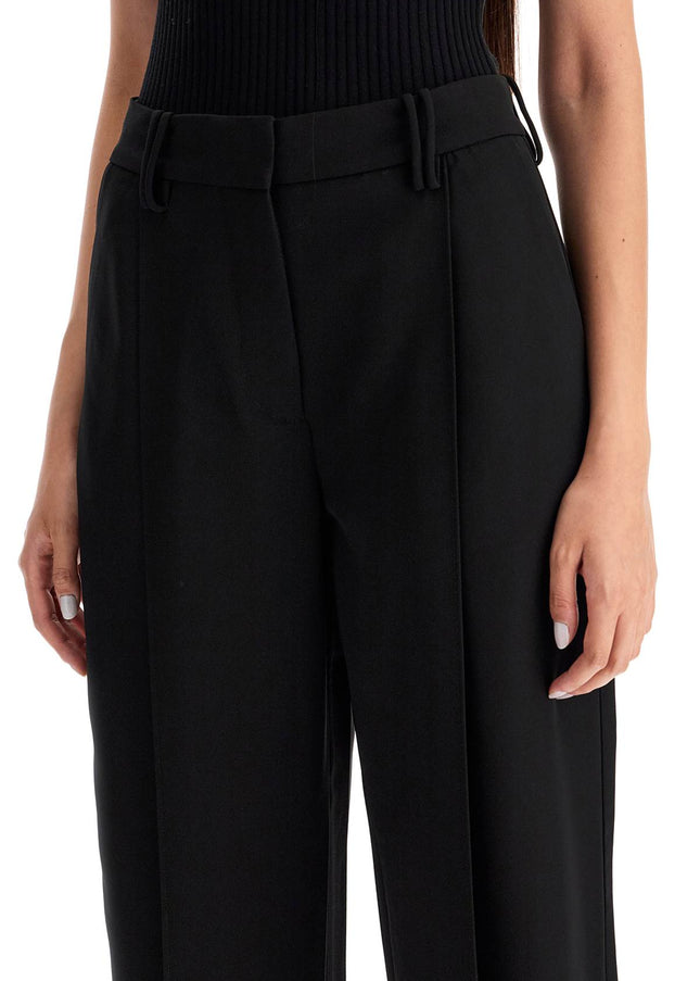 Ganni lightweight pants with pleats