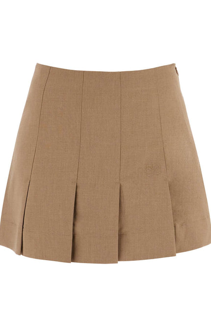 Ganni pleated mini sk