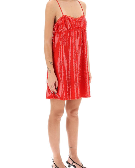 Ganni sequin mini dress