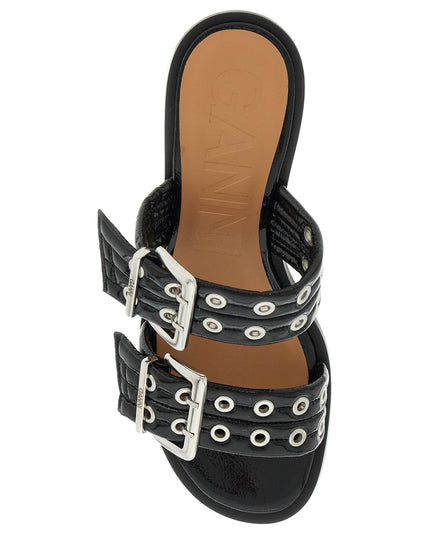 Ganni "women's patent buckle m