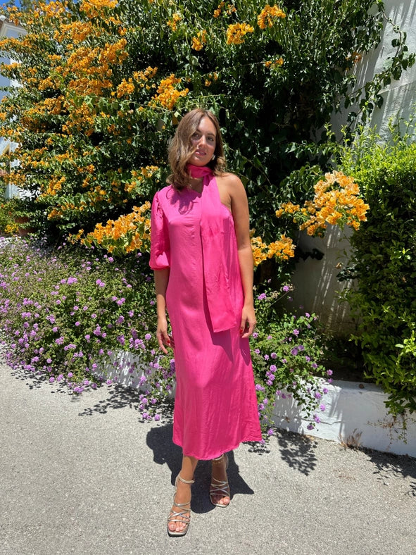 Gara Fuchsia Dress