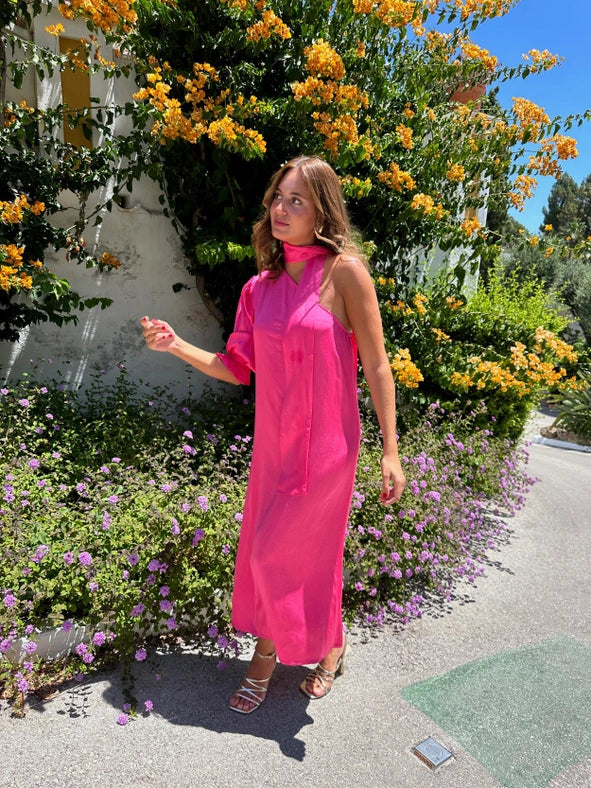 Gara Fuchsia Dress