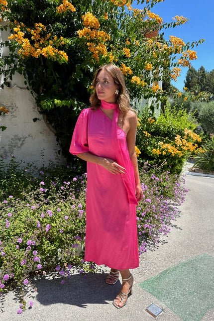 Gara Fuchsia Dress