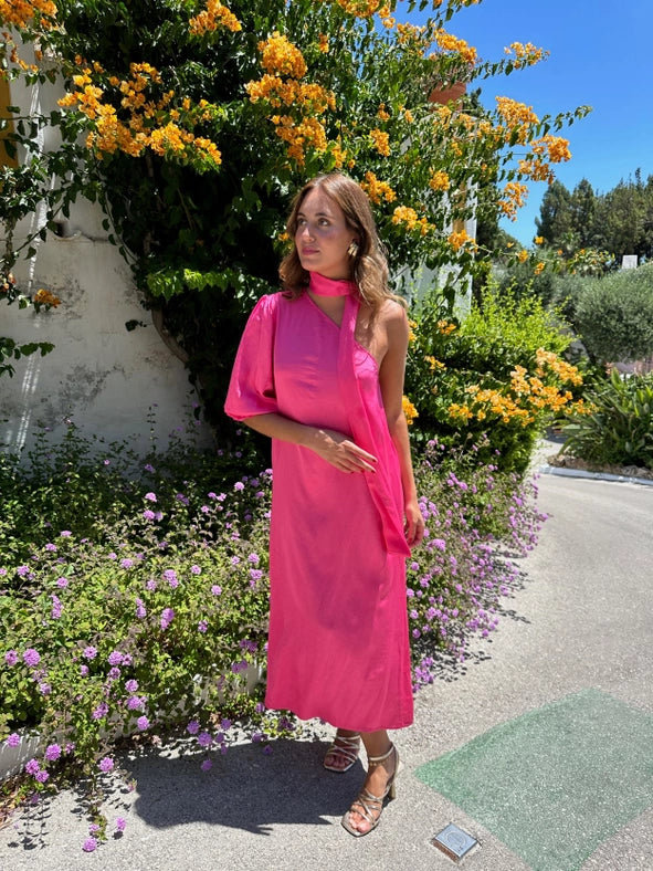 Gara Fuchsia Dress