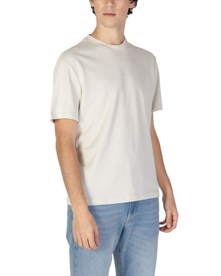 Gas Cream Polyester T-Shirt