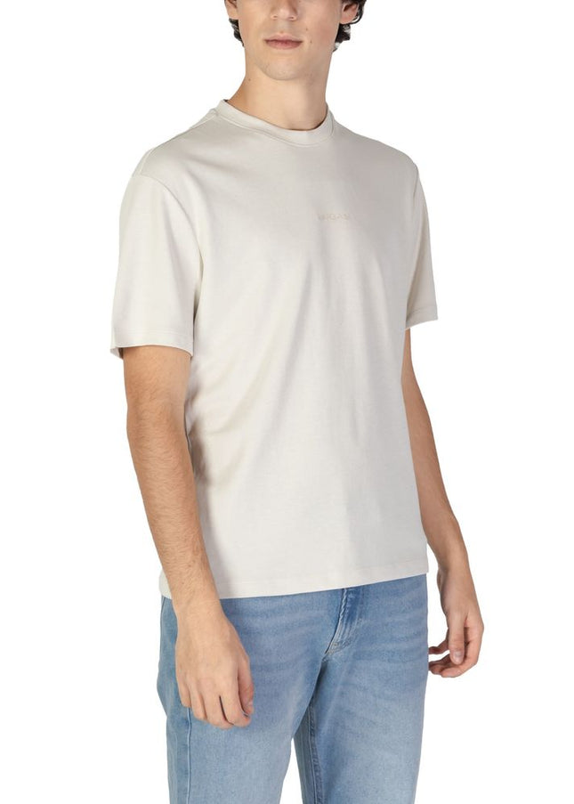 Gas Cream Polyester T-Shirt