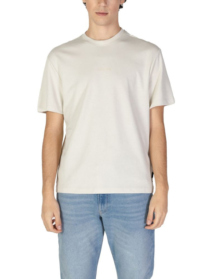 Gas Cream Polyester T-Shirt