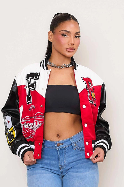 Get Lucky Varsity Jacket