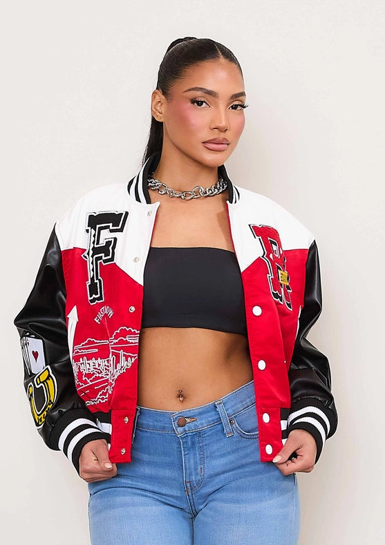 Get Lucky Varsity Jacket