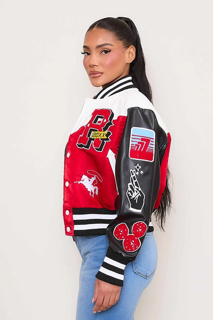 Get Lucky Varsity Jacket