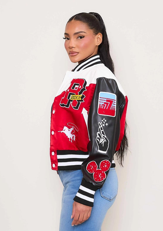 Get Lucky Varsity Jacket