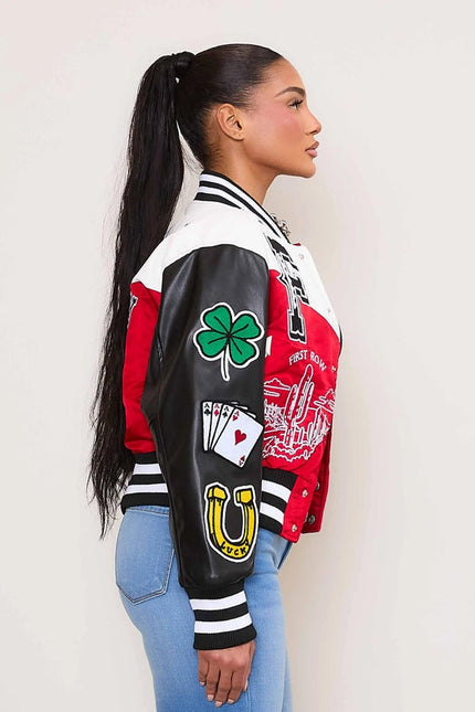 Get Lucky Varsity Jacket