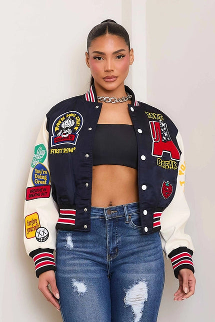 Get Lucky Varsity Jacket