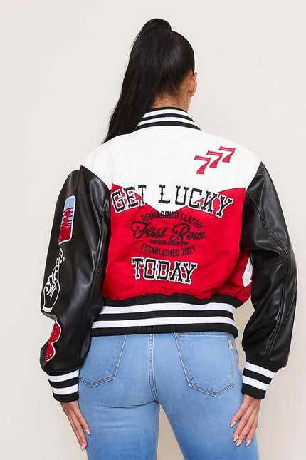 Get Lucky Varsity Jacket