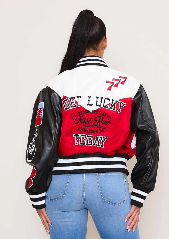 Get Lucky Varsity Jacket