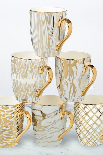 Gold Plated Mugs Matrix Gold Plated Tapered Mugs.