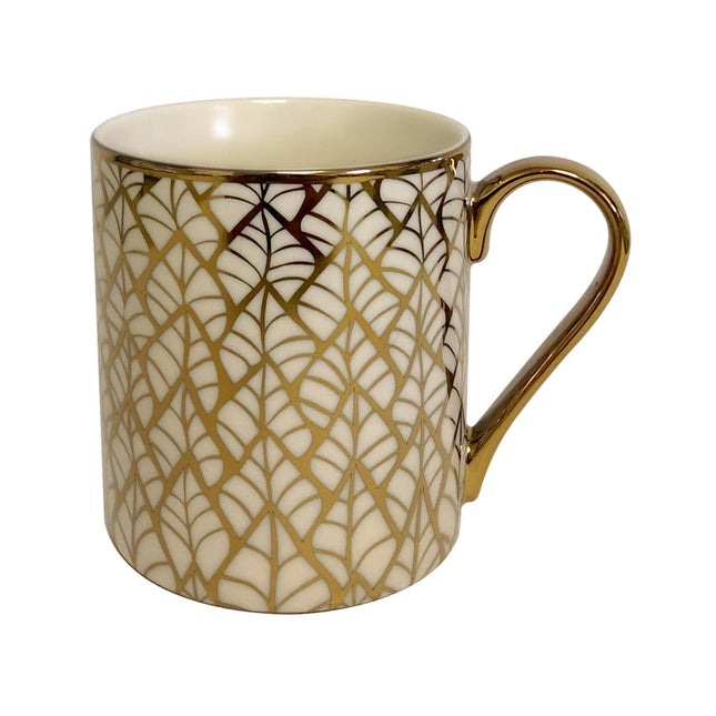 Gold Plated Mugs Mosaic Gold Plated Can Mugs (6) Asst