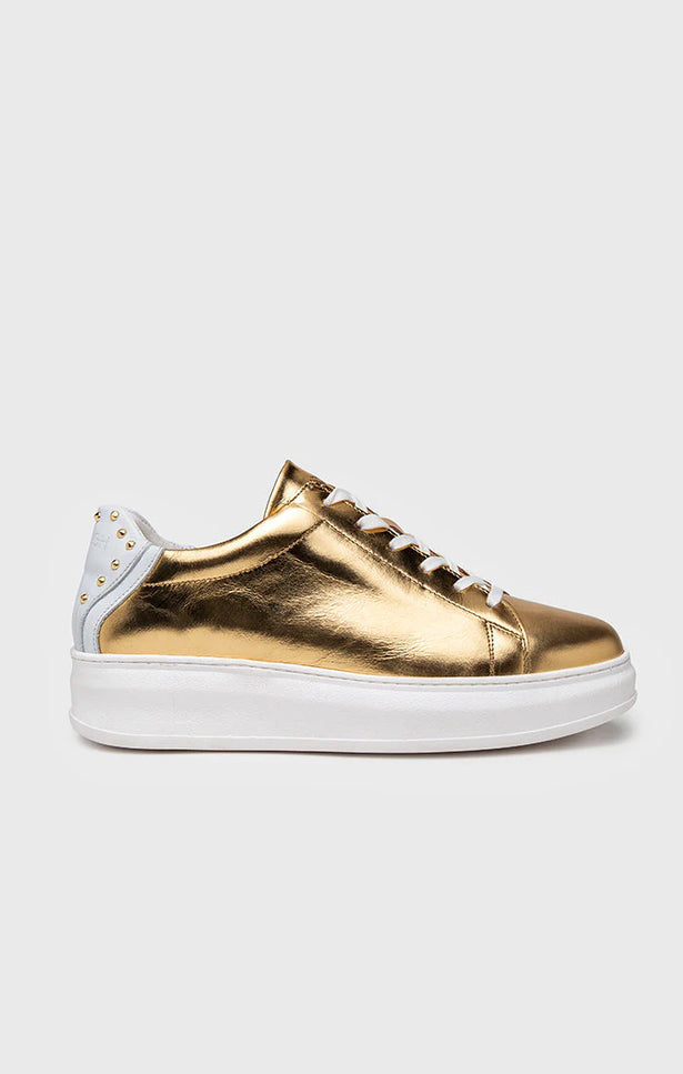 Gold Punk Upscale Sneakers-Sneakers-Gianni Kavanagh-Urbanheer