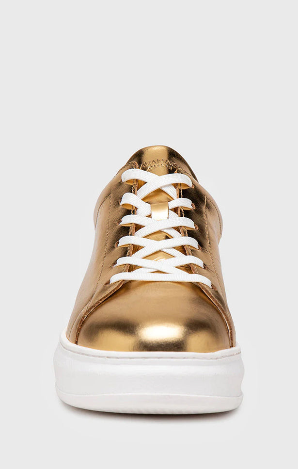 Gold Punk Upscale Sneakers-Sneakers-Gianni Kavanagh-Urbanheer