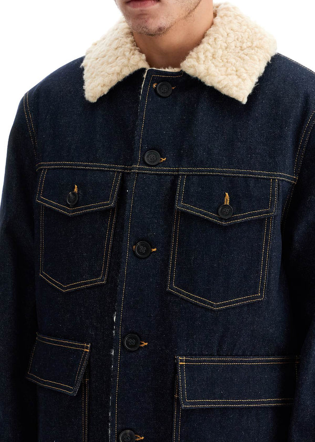 Golden Goose denim caban coat