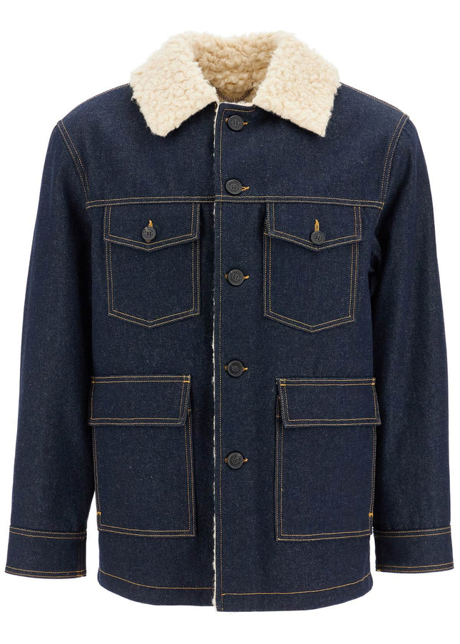 Golden Goose denim caban coat