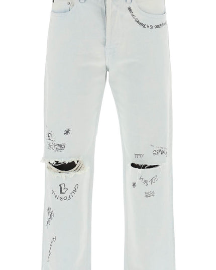 Golden Goose "distressed washed denim jeans with a