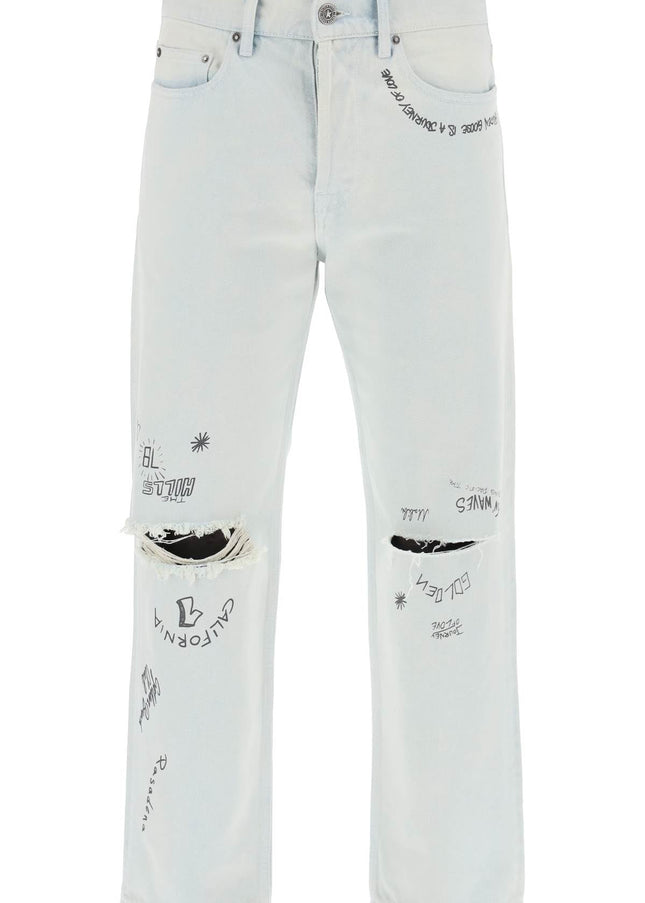 Golden Goose "distressed washed denim jeans with a