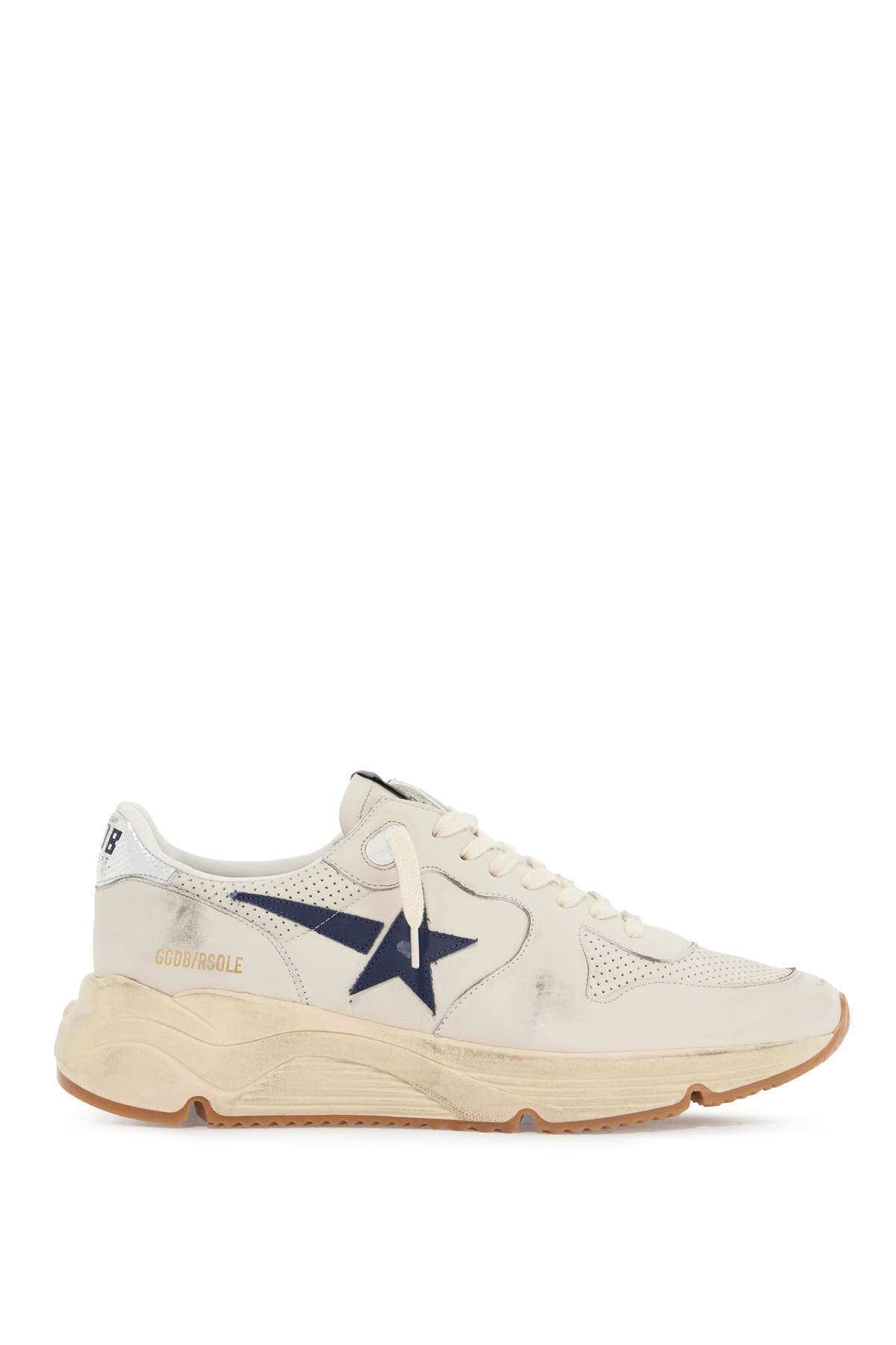 Golden Goose leather sole running sneakers with