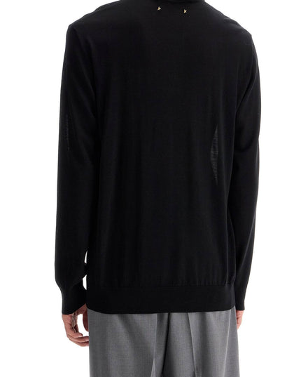 Golden Goose long-sleeved wool polo shirt