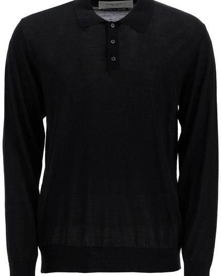 Golden Goose long-sleeved wool polo shirt