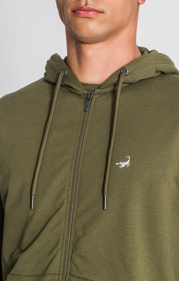 Green Essential Scorpio Hoodie Jacket-Gianni Kavanagh-Urbanheer