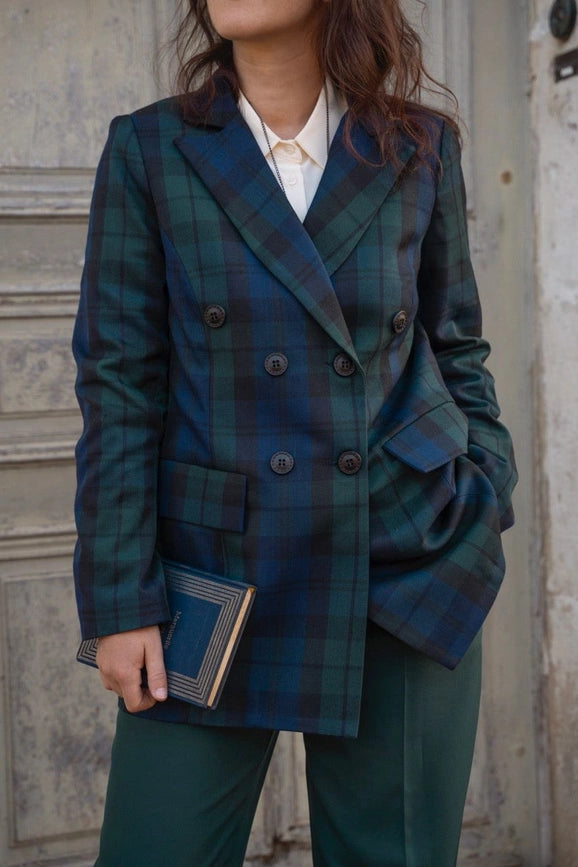 Green Peaky Tartan Jacket